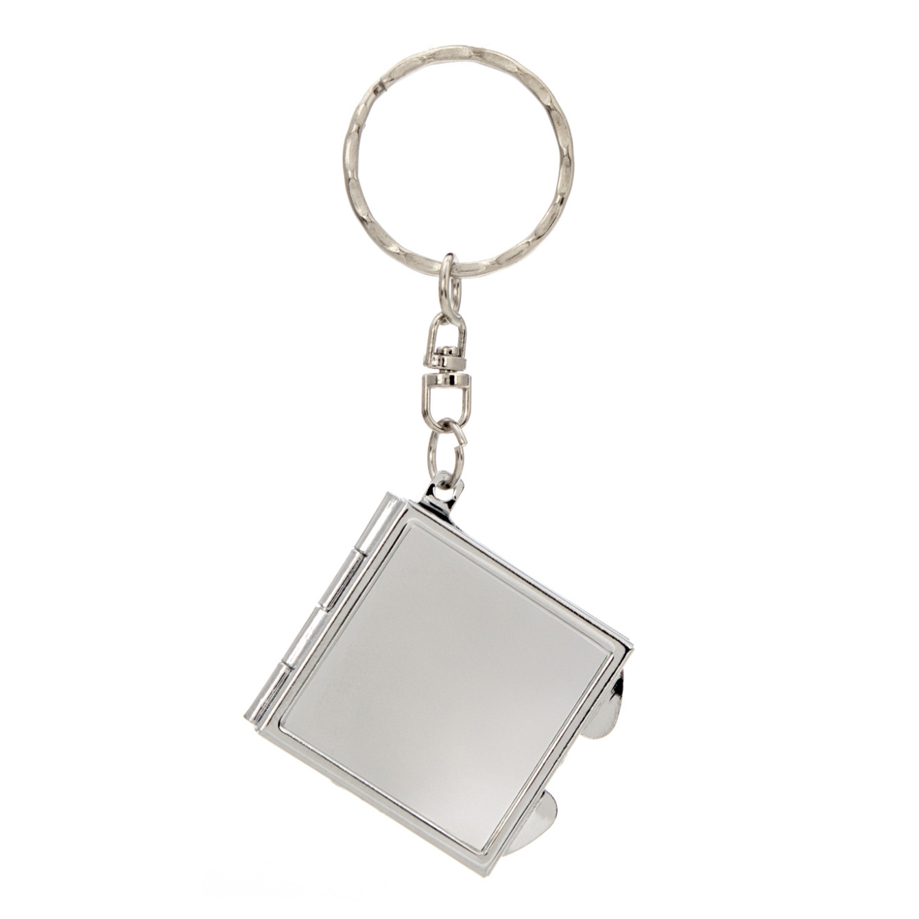 Square snap keychain cosmetic mirror 33*33mm