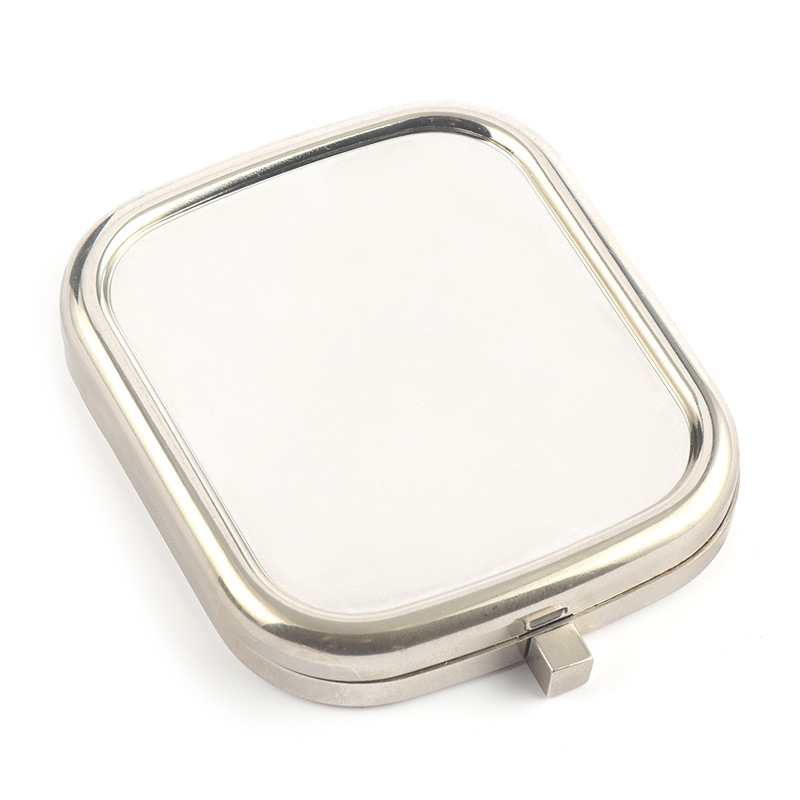 Rectangular button cosmetic mirror 60*70mm