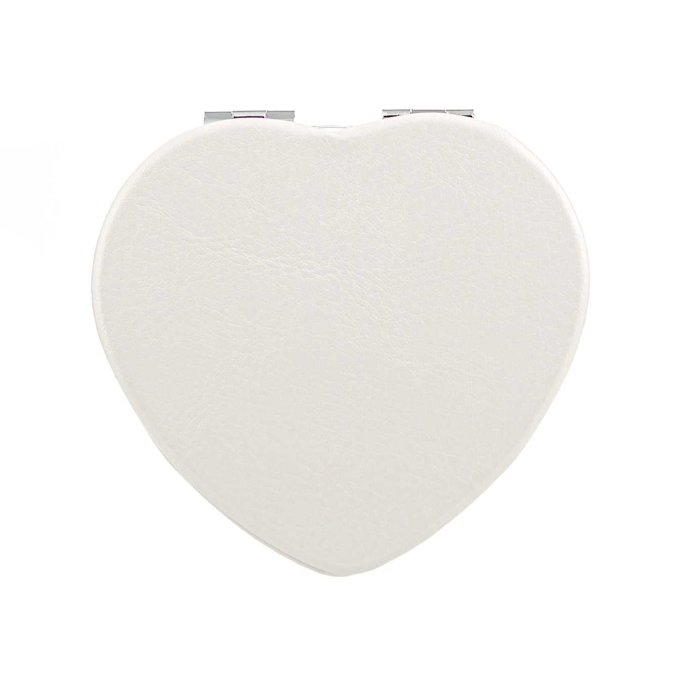 Heart-shaped external magnetic pu white leather co