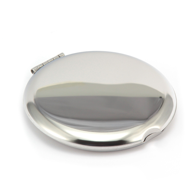 Round stainless steel cosmetic mirror 65*65mm