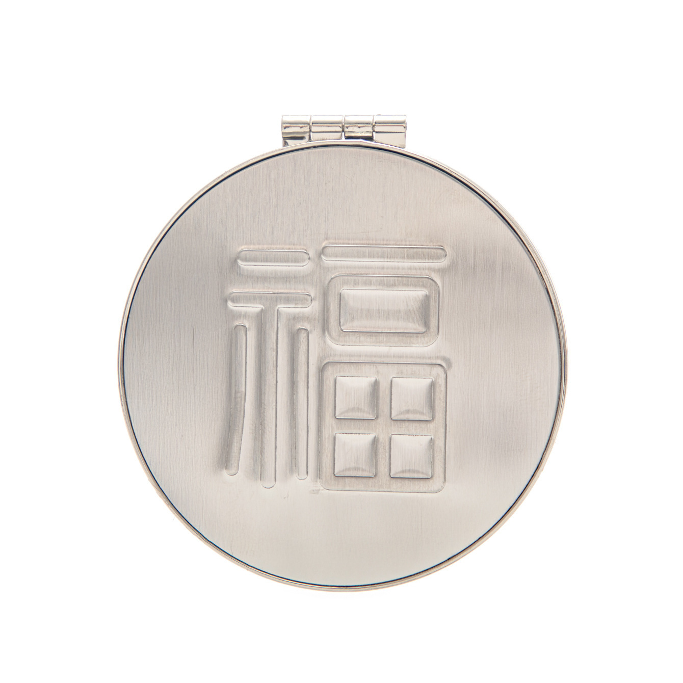 Round stainless steel cosmetic mirror 70*70mm