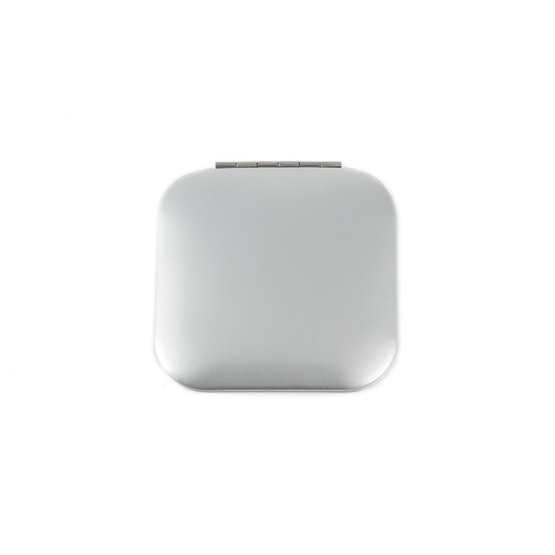 Square aluminum cosmetic mirror 67*68*11mm