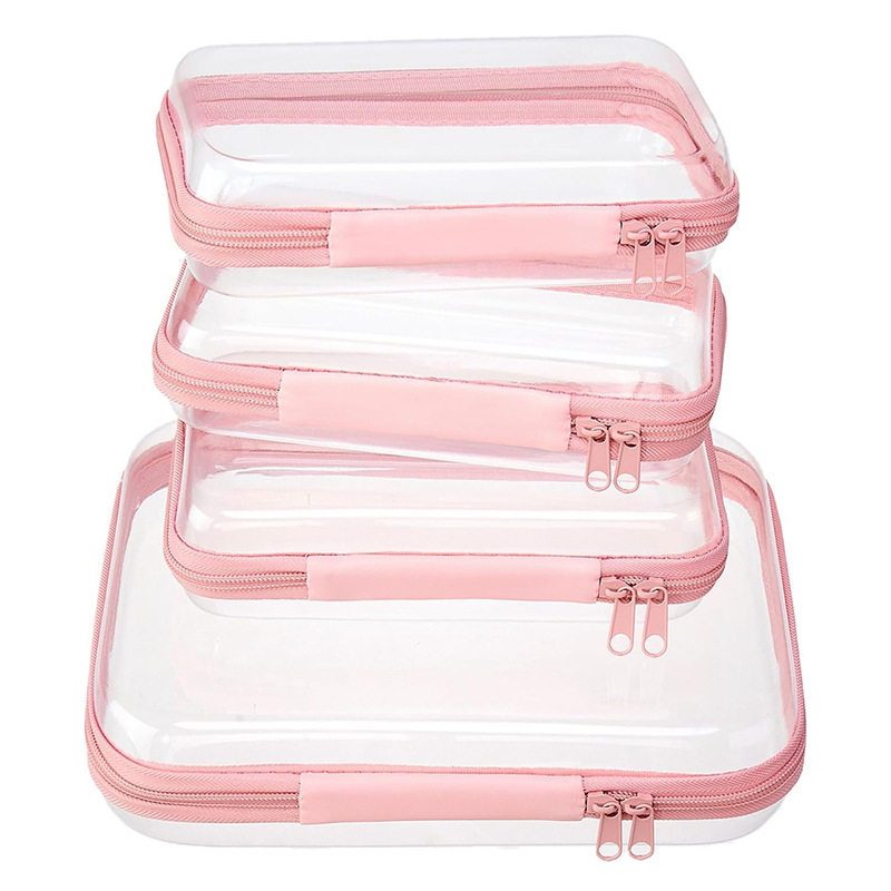 4 piece set light (3 small, 1 medium)pink