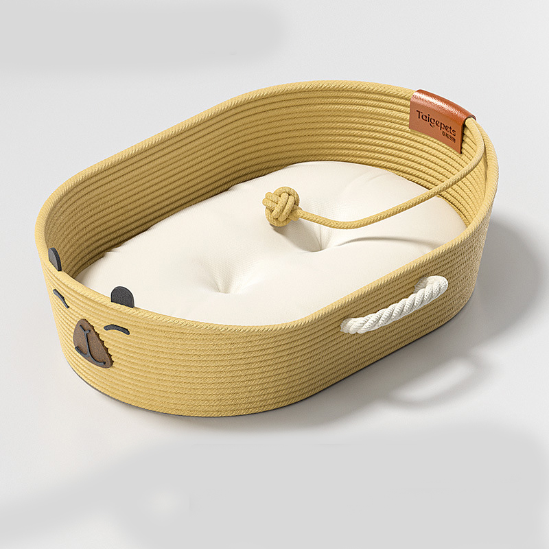 [capybara] cotton rattan cat nest   cotton pad [universal for all seasons]
