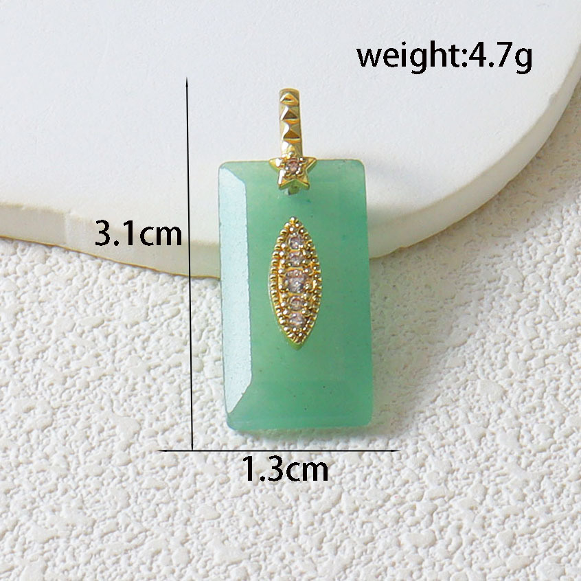8:H green aventurine