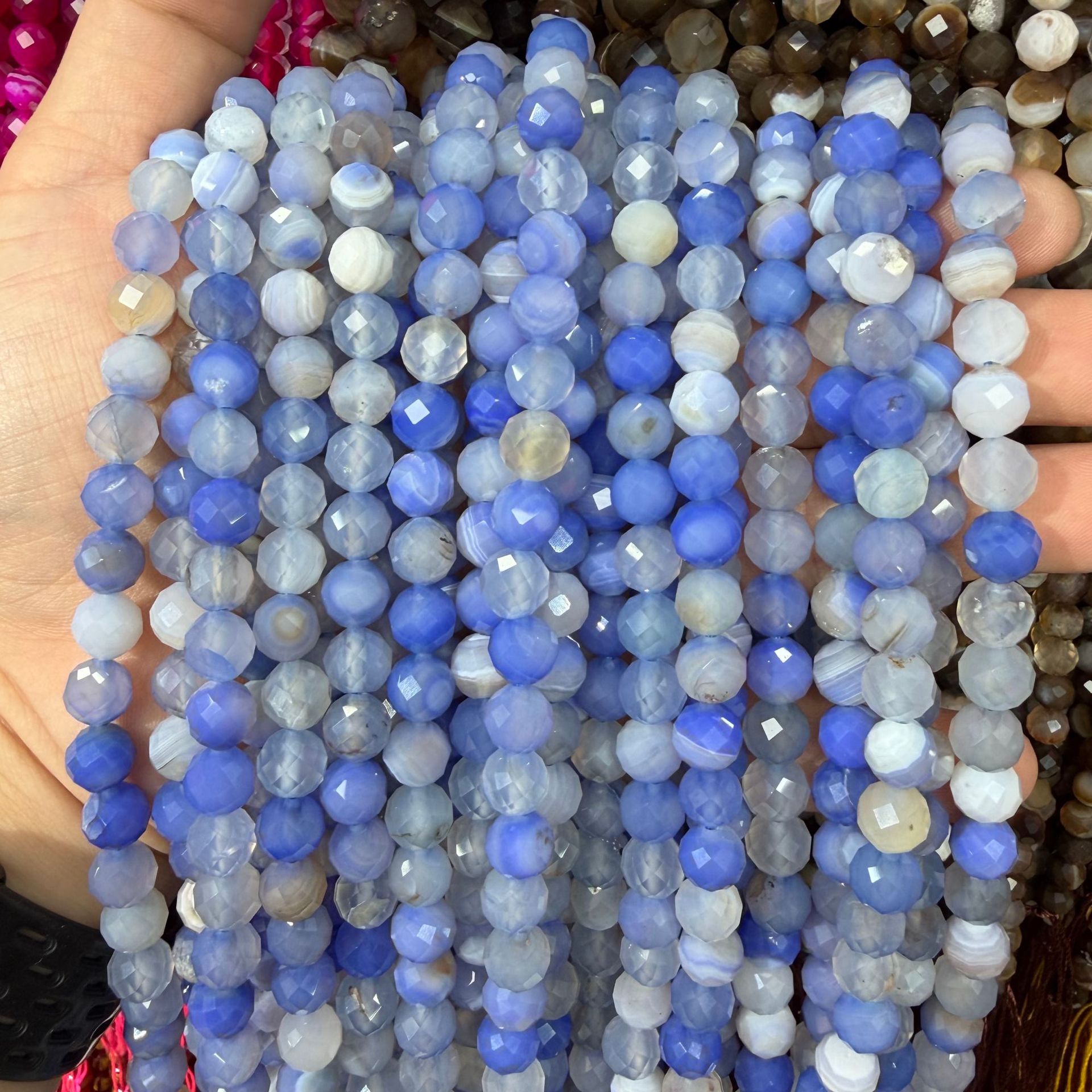 26:purple blue lace agate
