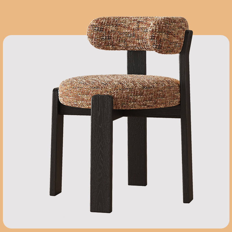 Ebony   floral orange chenille (install by yourself)
