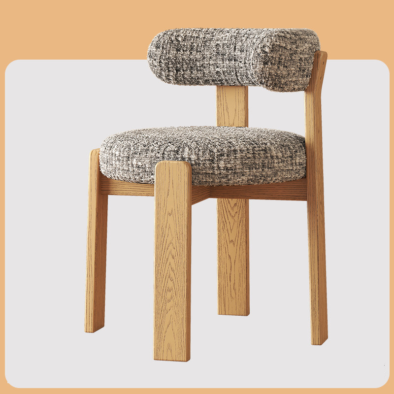 Natural wood color   grey chenille (diy installation)