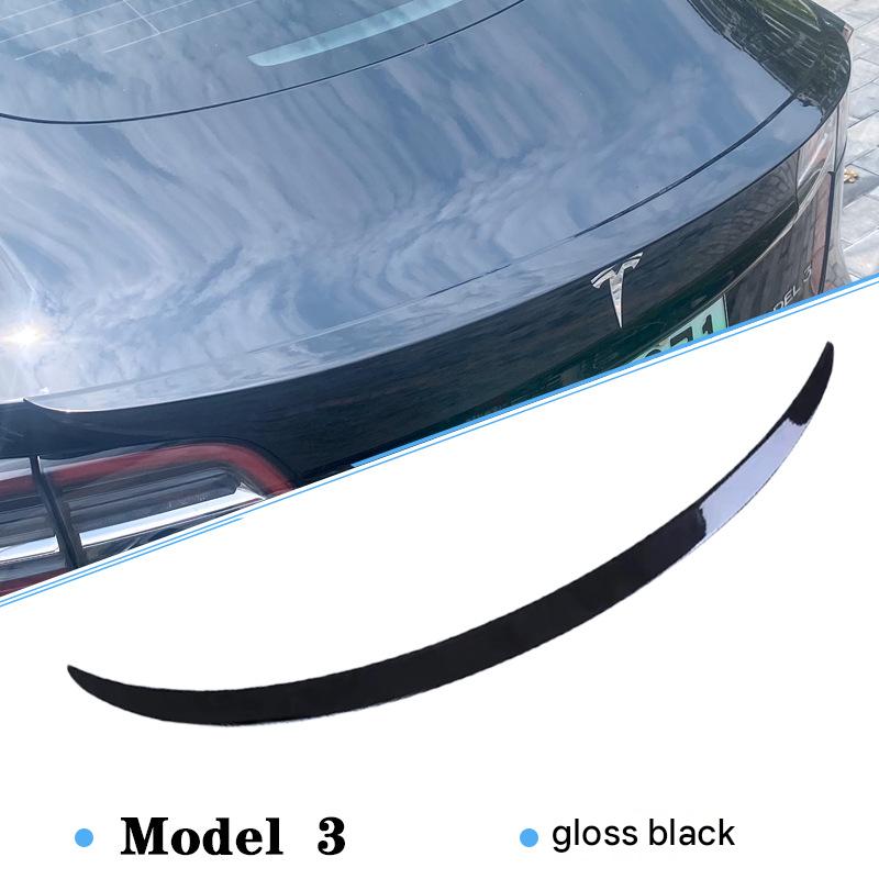 Old model 3 high-performance p version rear wing [glossy black]