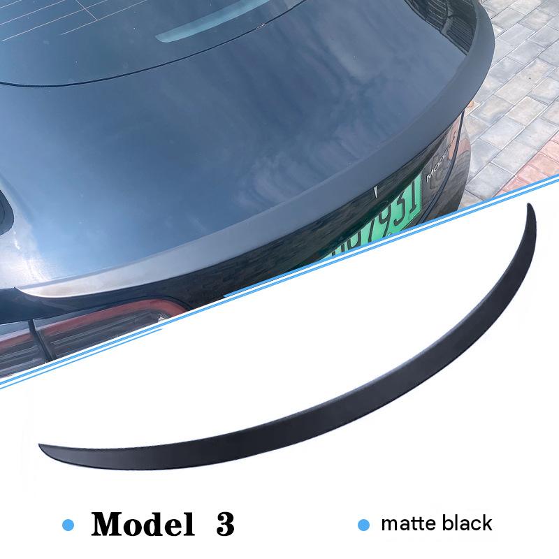 Old model 3 high-performance p version rear wing [matte black]