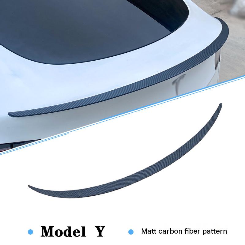 21-24 Model Y Performance P Version Spoiler [Matte Carbon Fiber Texture]