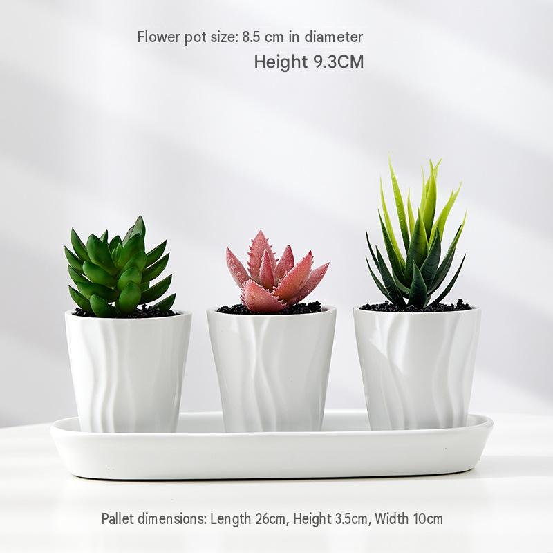 Matte white twill (without plants)