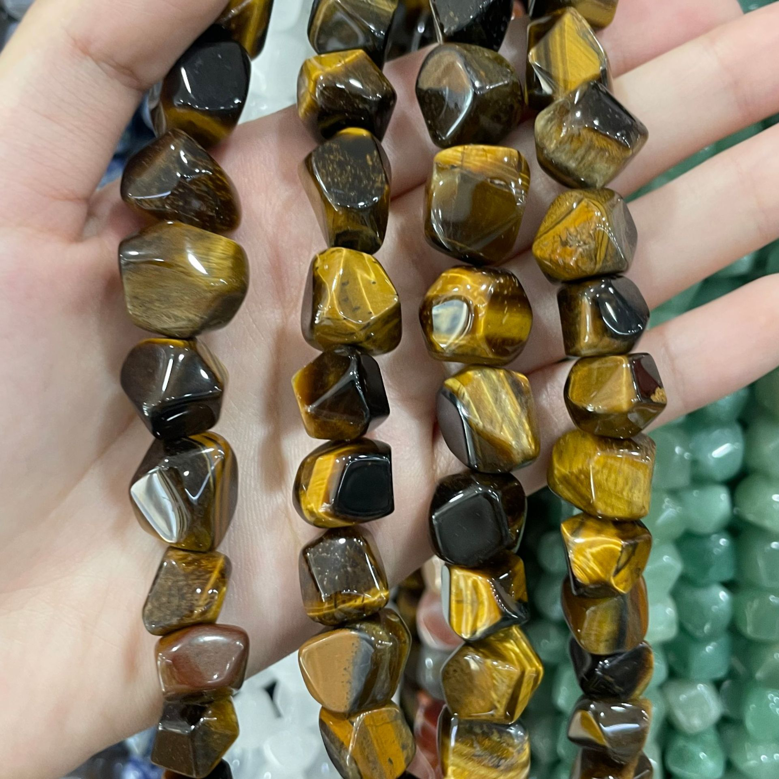 tiger eye 14-16mm