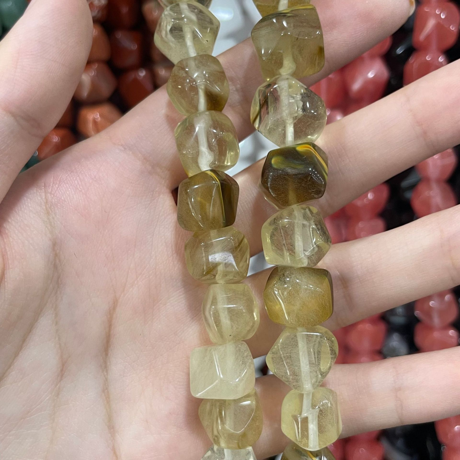 Smoky Quartz 14-16mm