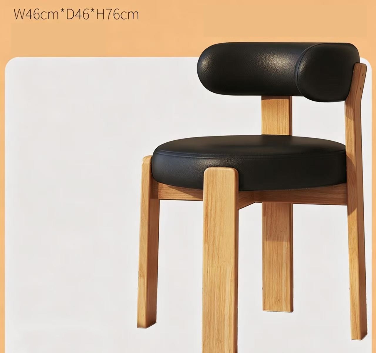 Natural wood color   black cat paw leather (diy installation)