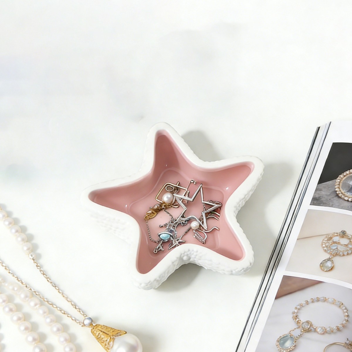 Pink starfish small