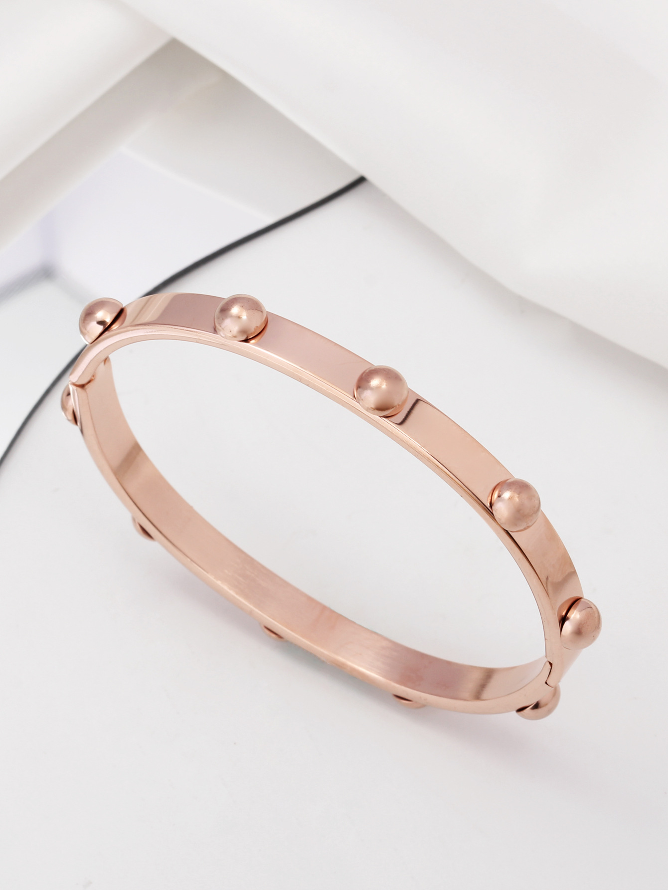 6mm rose gold bracelet 304