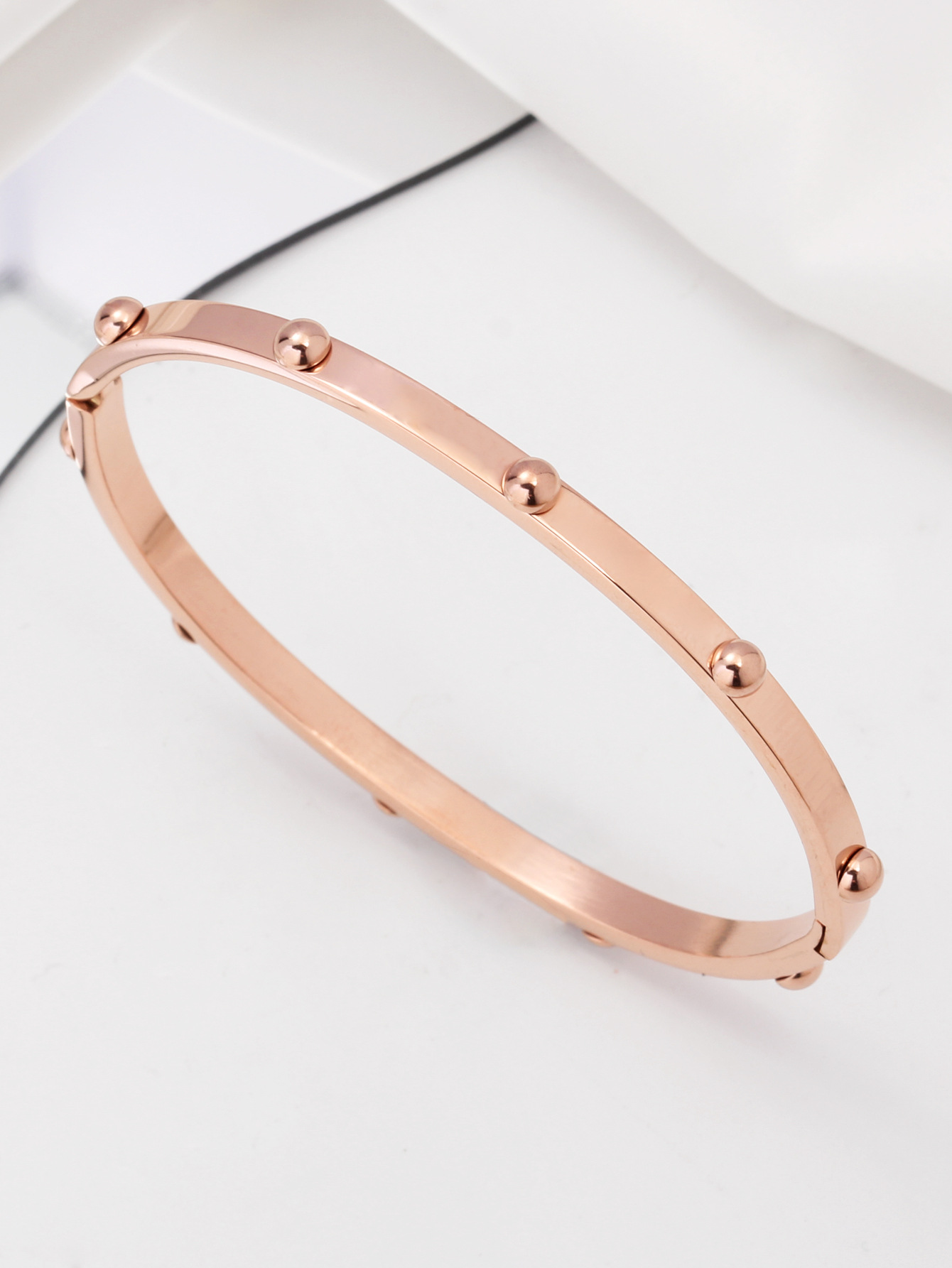 3:4mm rose gold bracelet