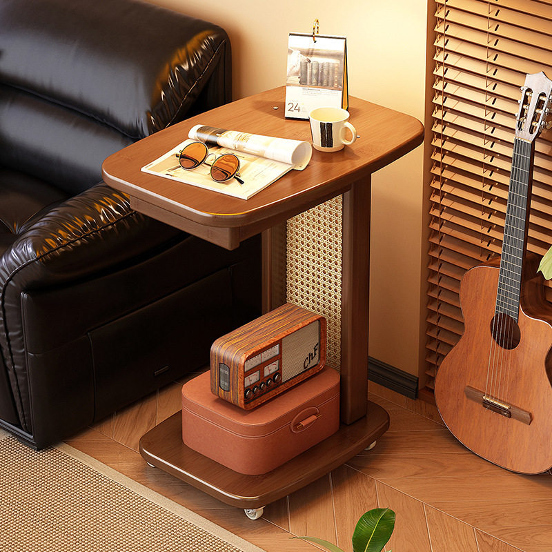 brown with drawer