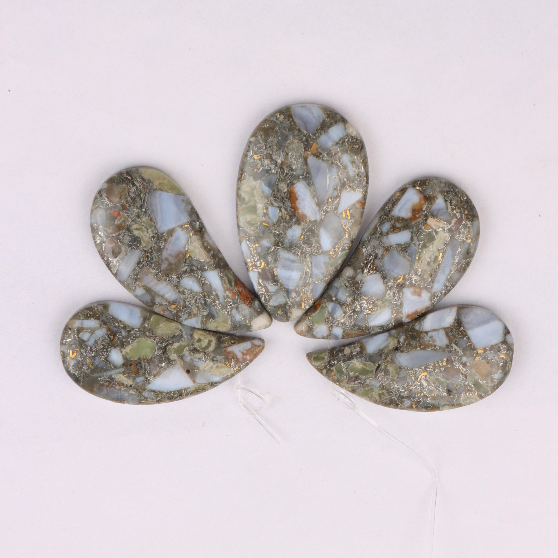 12:gold line ​Amazonite​