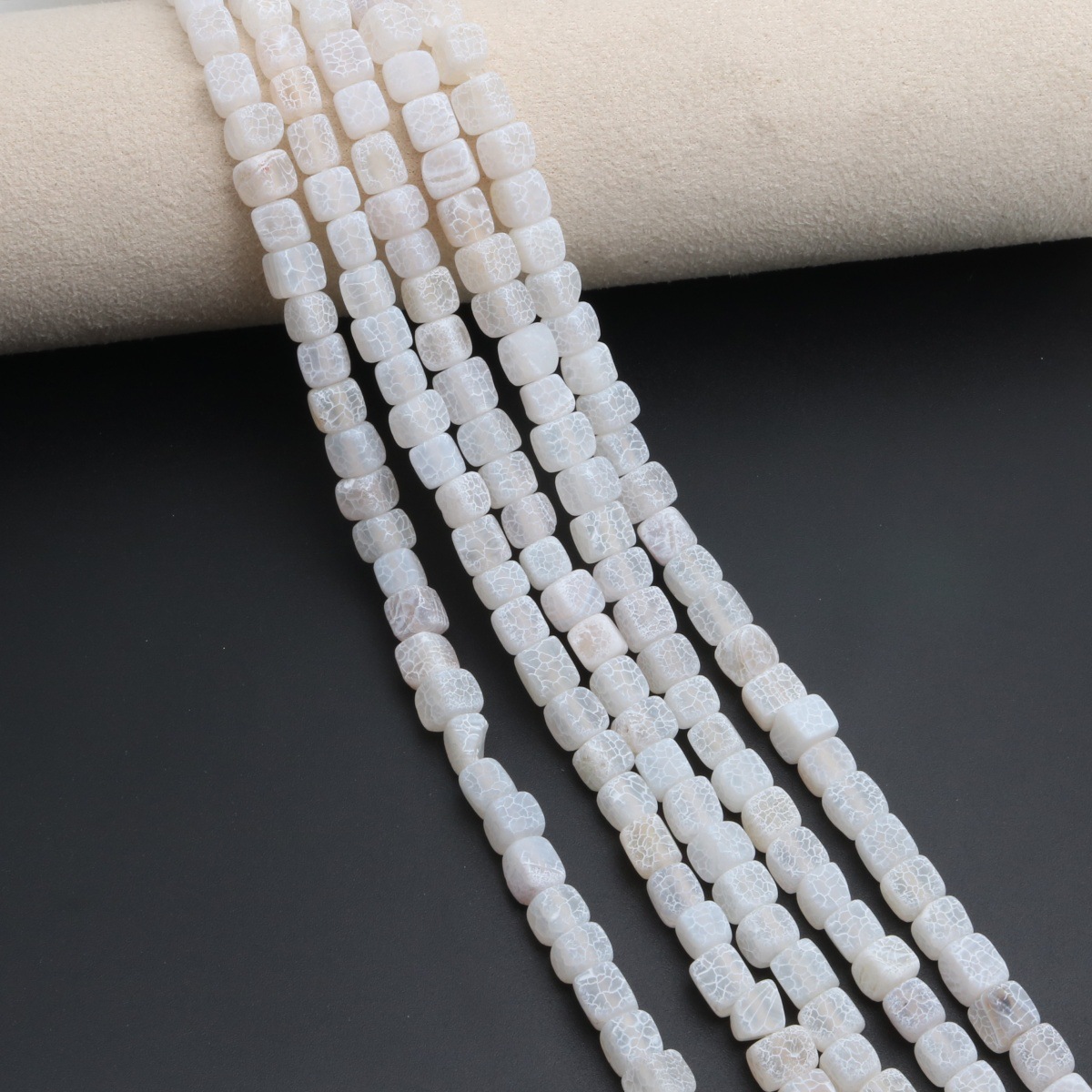 Milky white 6-8mm