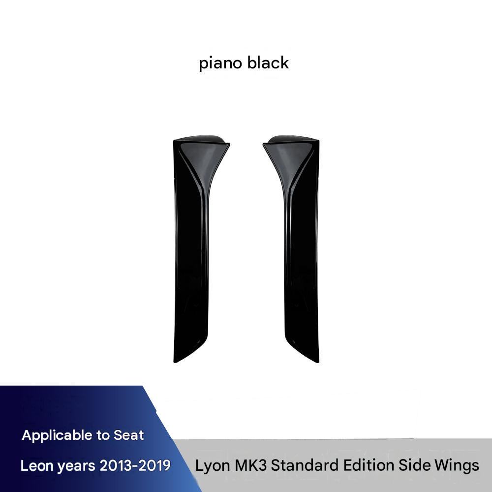 Side wings piano black