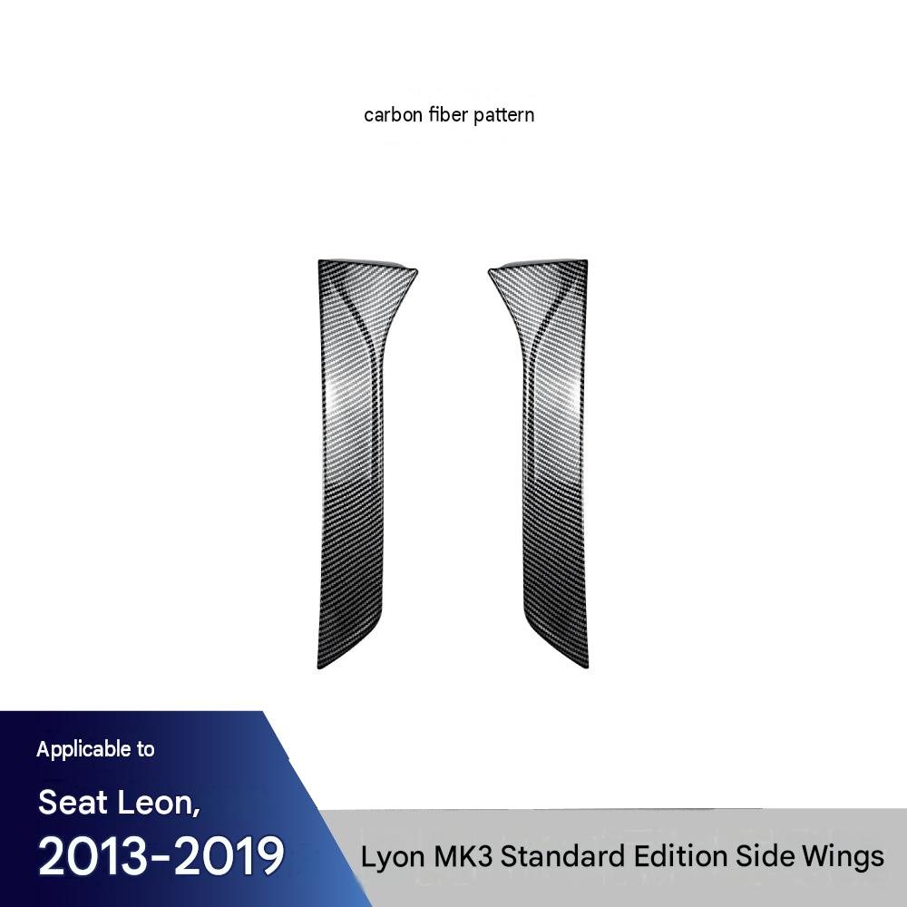 Side wings carbon fiber pattern