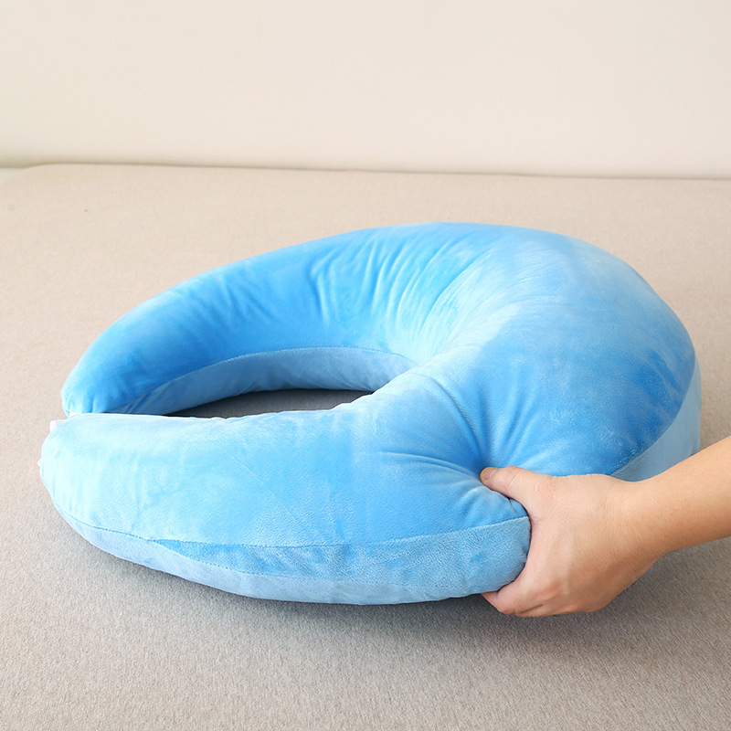 Sky blue-skin-friendly crystal velvet