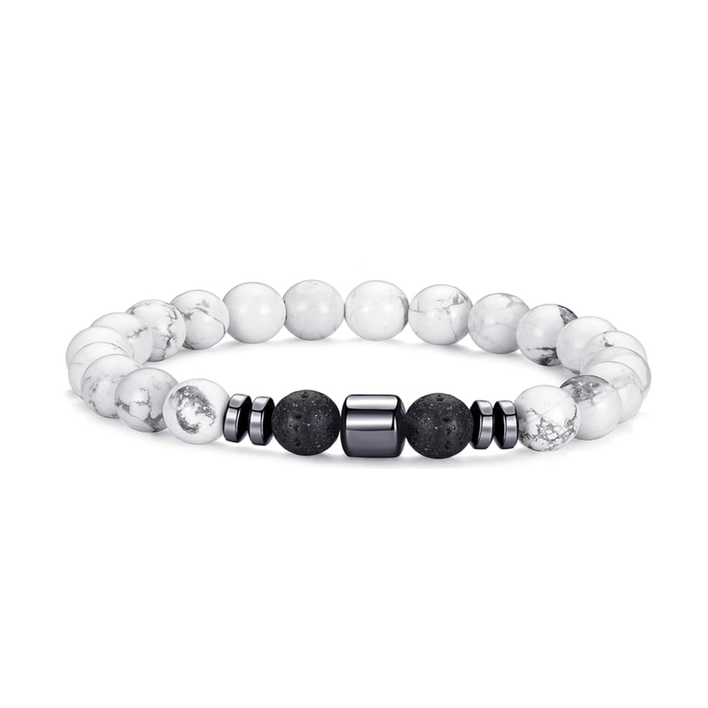 41:Howlite Lava stone