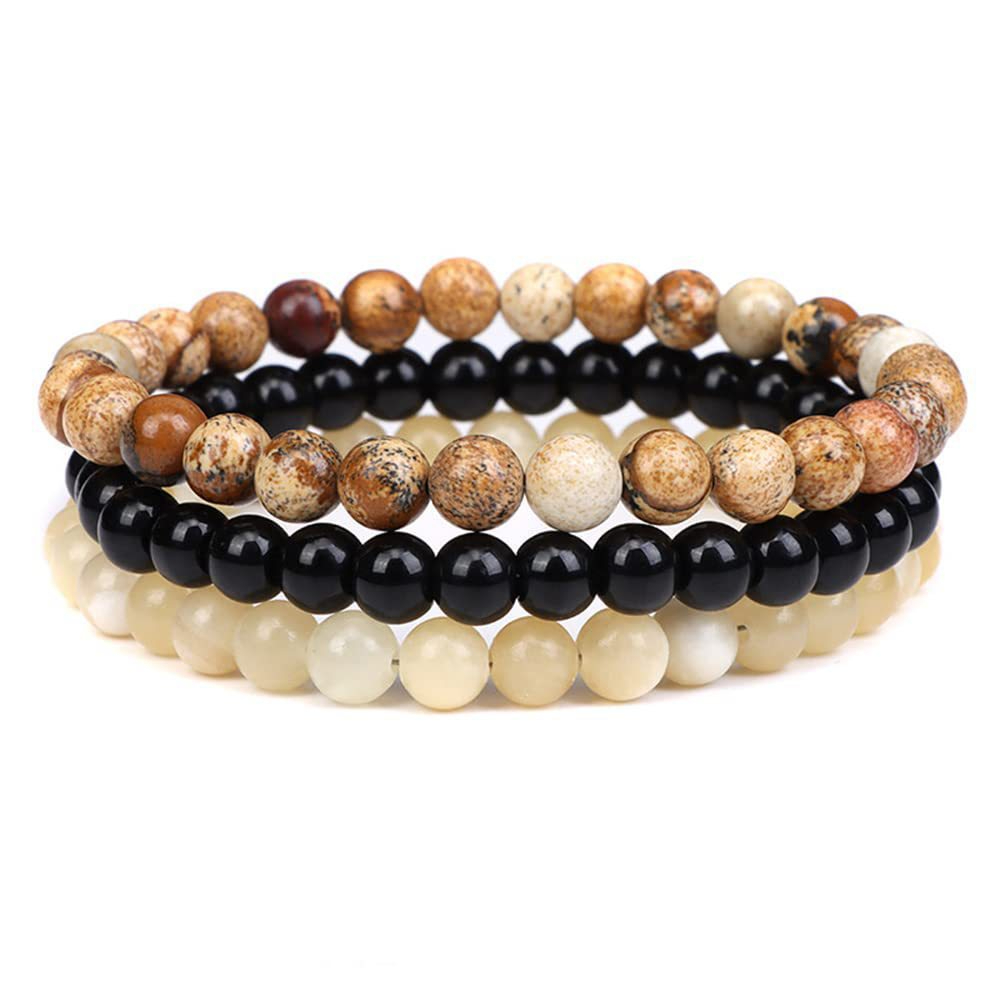 15:6mm Picture jasper Blackstone Jade yellow