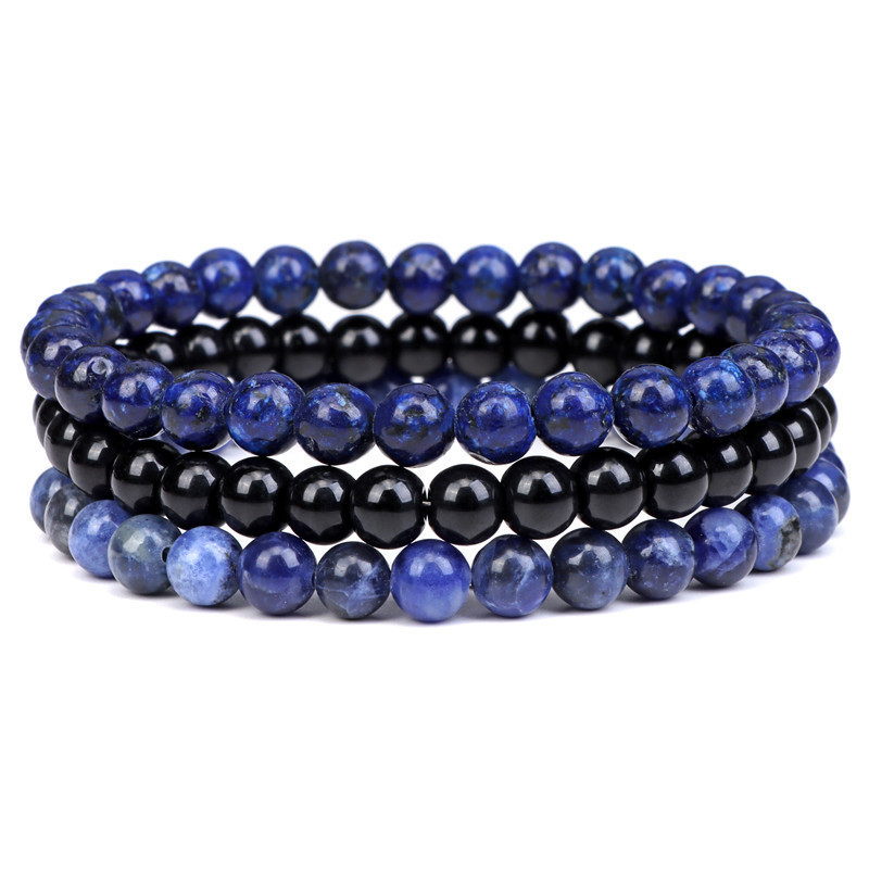 14:6mm lapis lazuli blackstone Sodalite