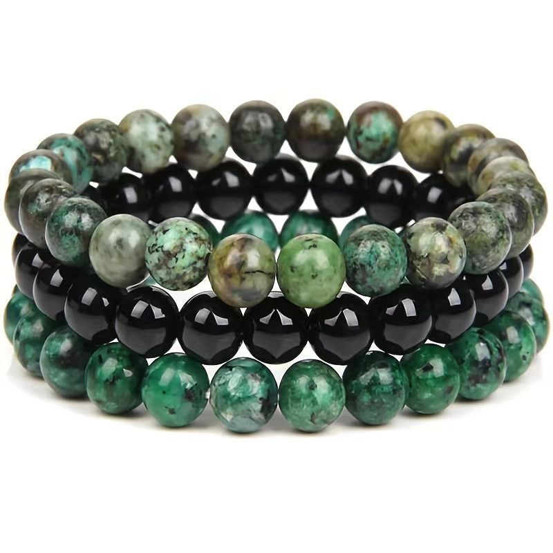50:8mm Imitation African Turquoise Blackstone Green Granite