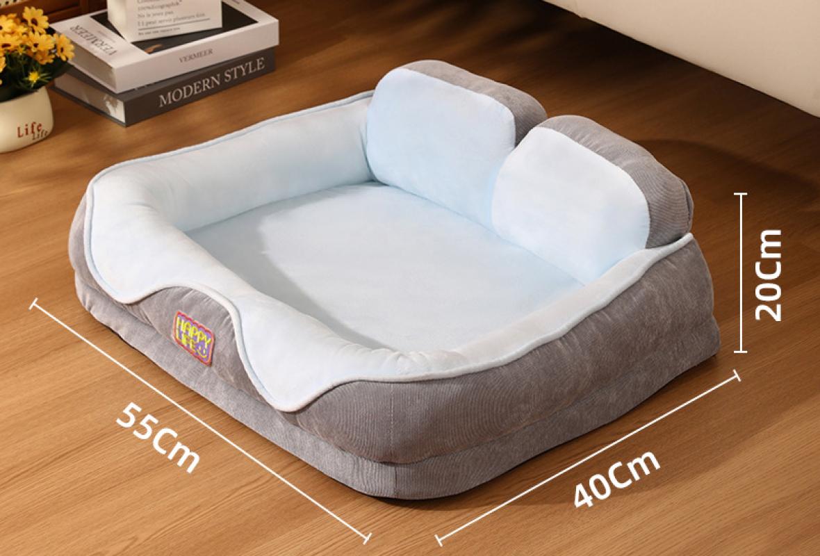 Light blue gray four-season sleeping cabin m (55*40*20cm)