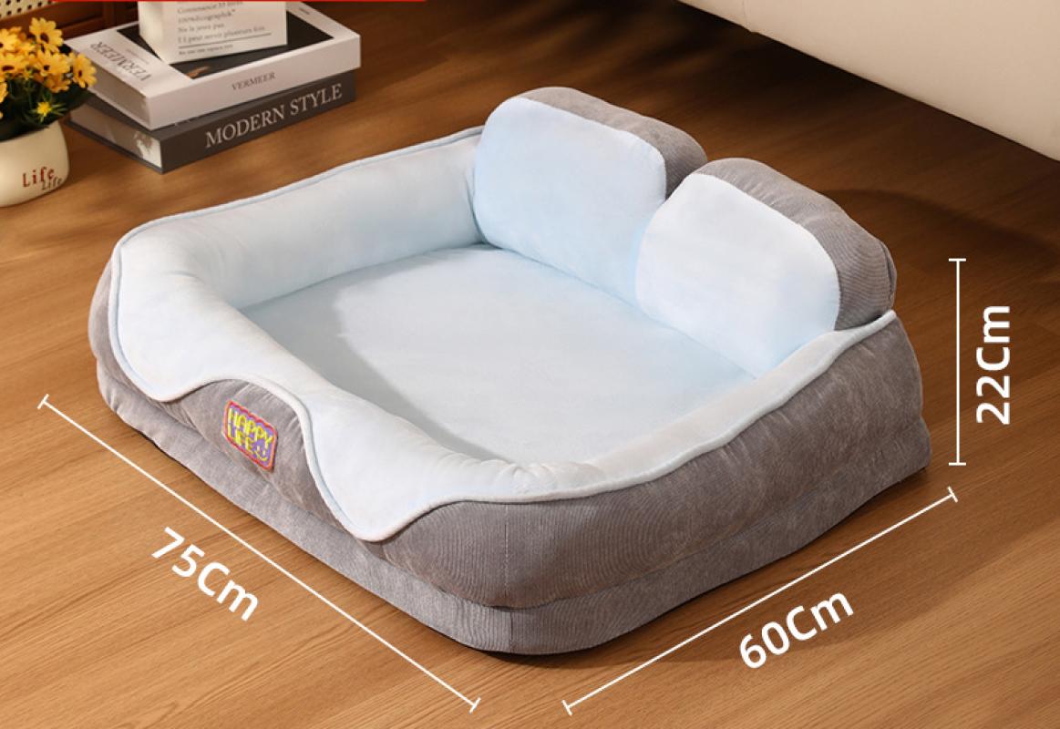 Light blue gray four-season sleeping cabin xl (75*60*22cm)