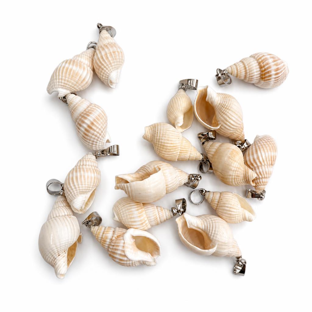 20:Textured snail-silver buckle