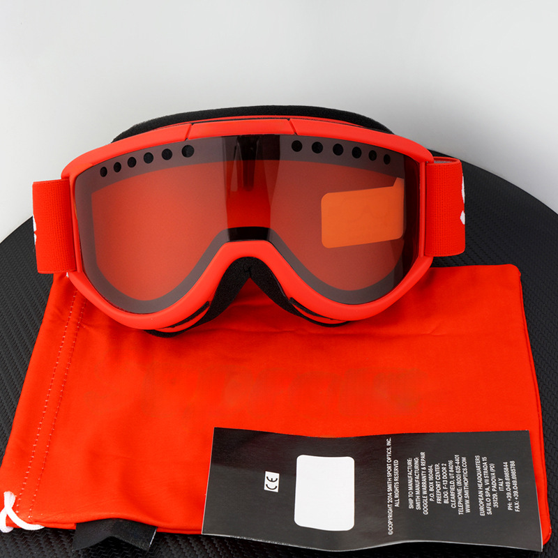 002-red frame-amber lens