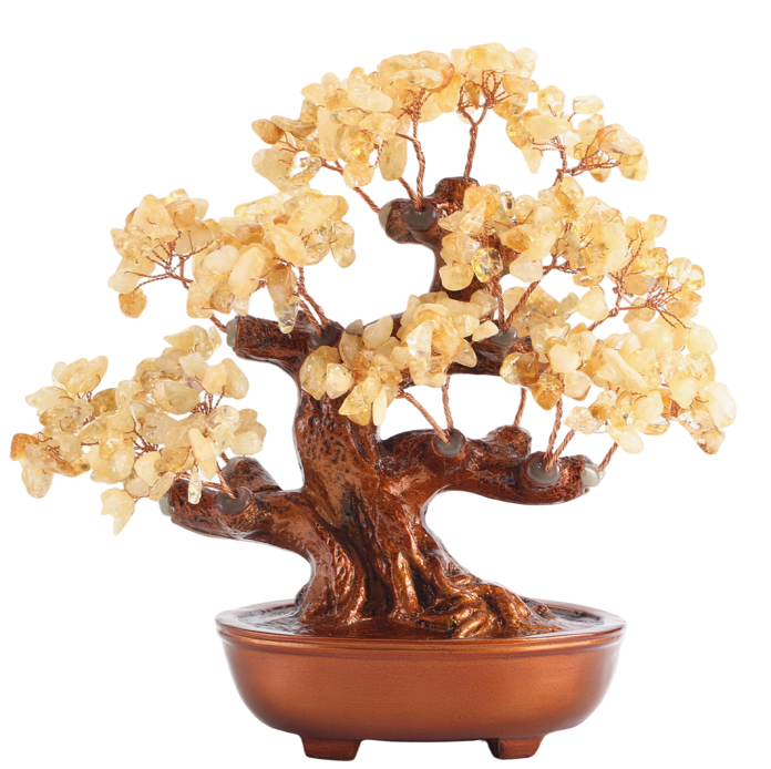 Medium natural citrine 23cm high