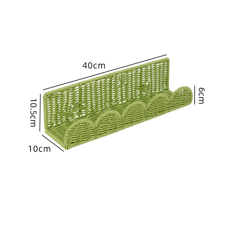 Imitation rattan hanger green 40*10*10cm
