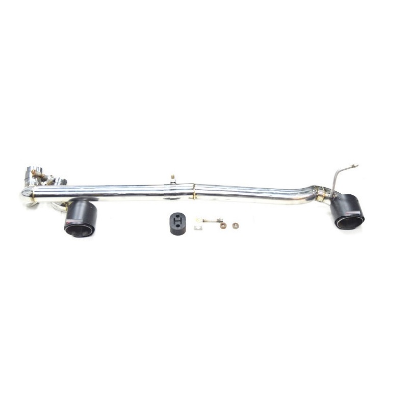 E90 MT dual side single pipe carbon fiber