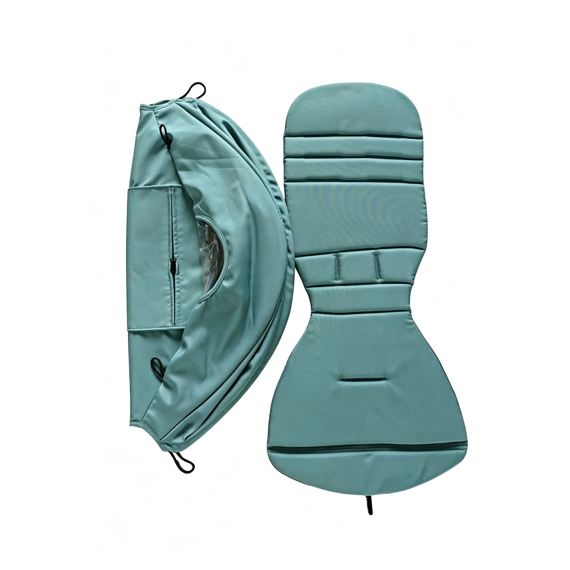 Reclining cushion in mint green
