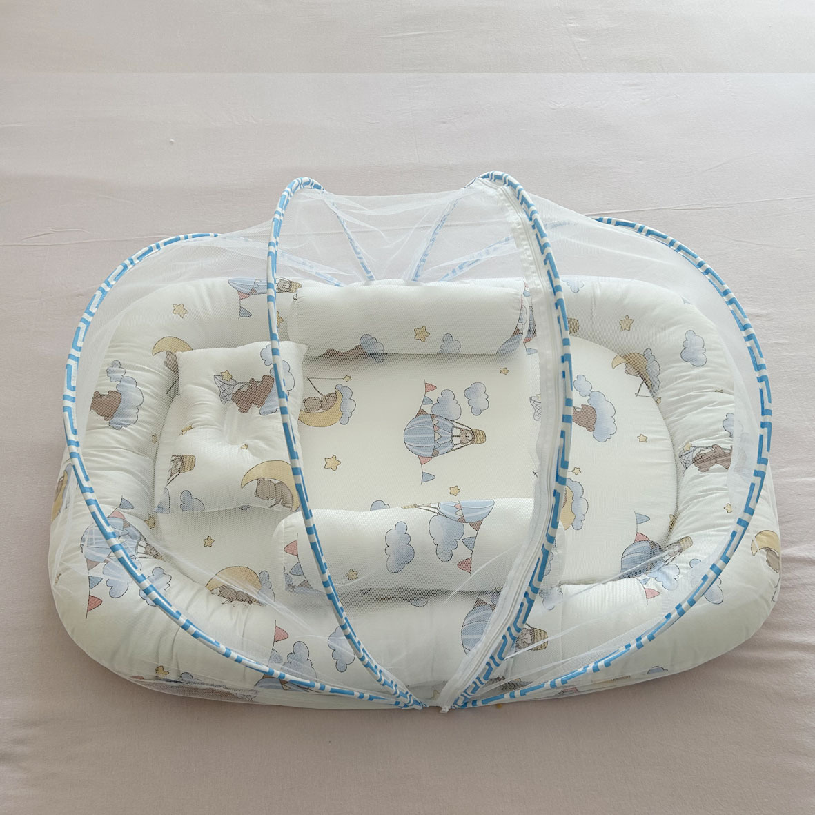 High quality pure cotton white hot air balloon