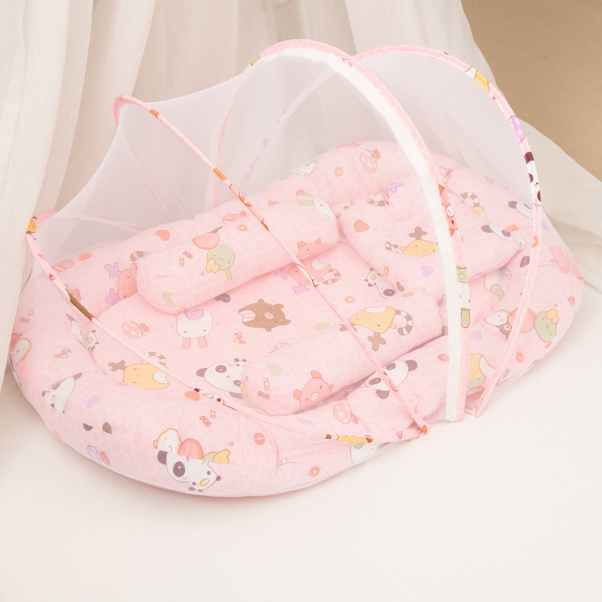 Polyester pink bear