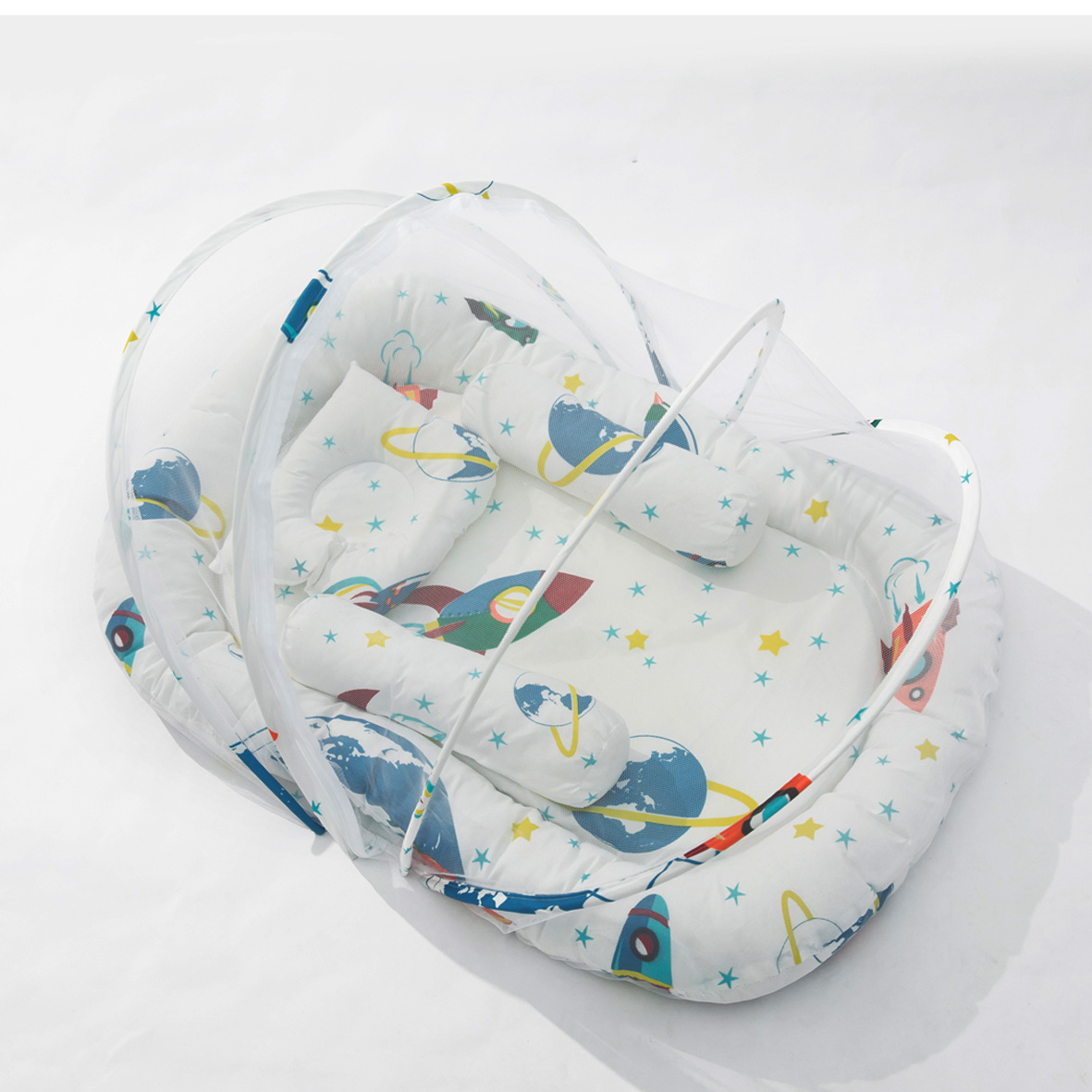 Polyester cotton white rocket