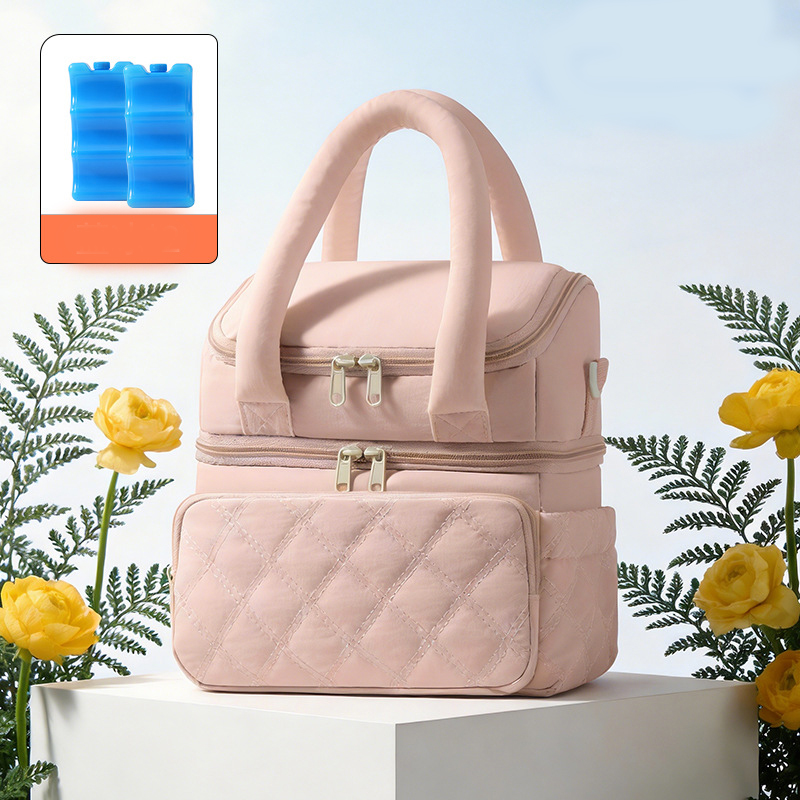 pink (with 2 pieces of blue ice)