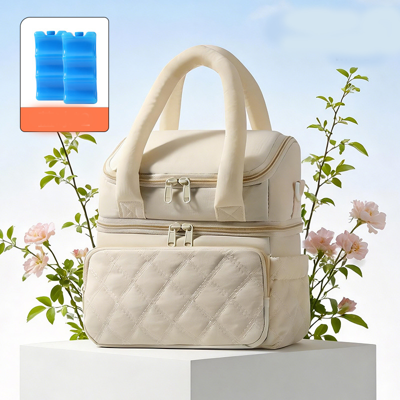 white (with 2 blue ice packs)