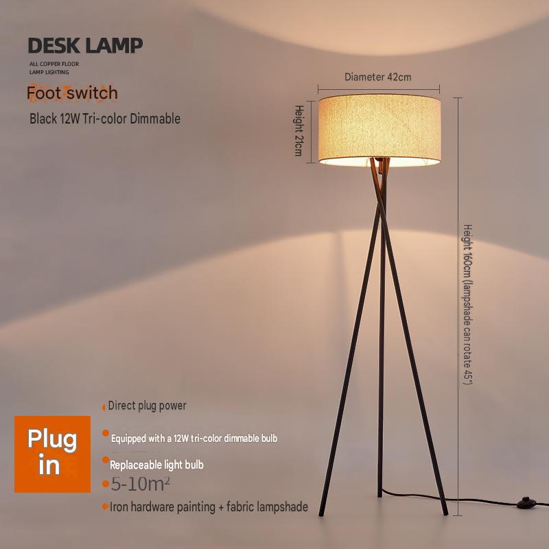 Black 12W tri-color dimmable