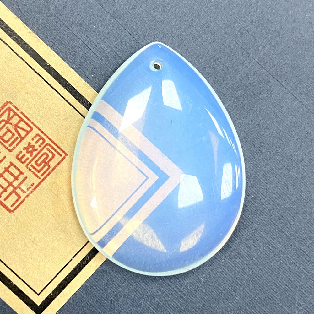 sea opal 30x40mm