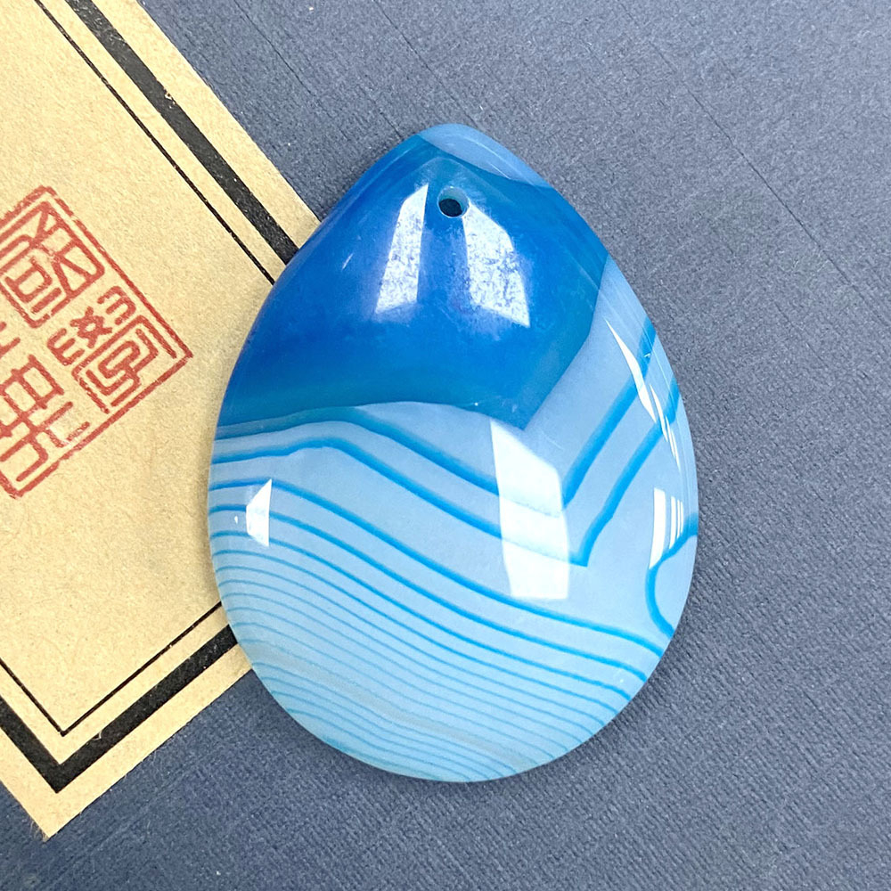 blue lace agate 30x40mm