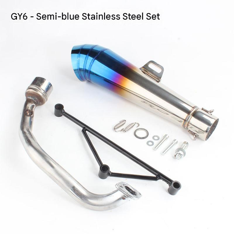 GY6-half blue stainless steel set -- GP tube