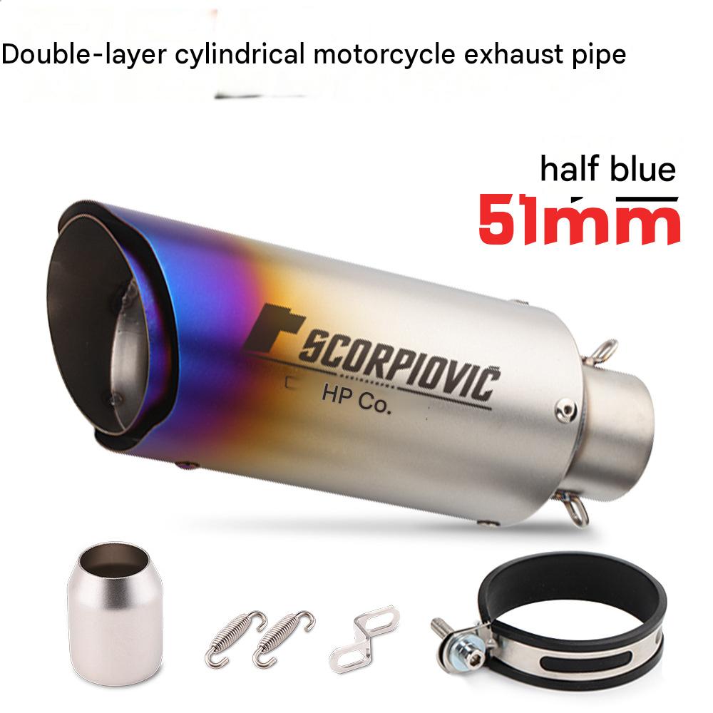 Double-layer half blue cylinder -51 caliber